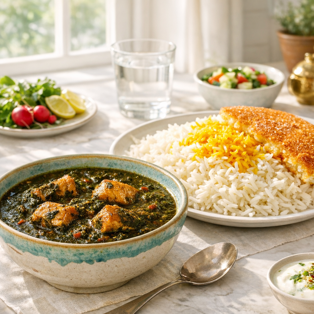 دستور پخت قلیه ماهی 